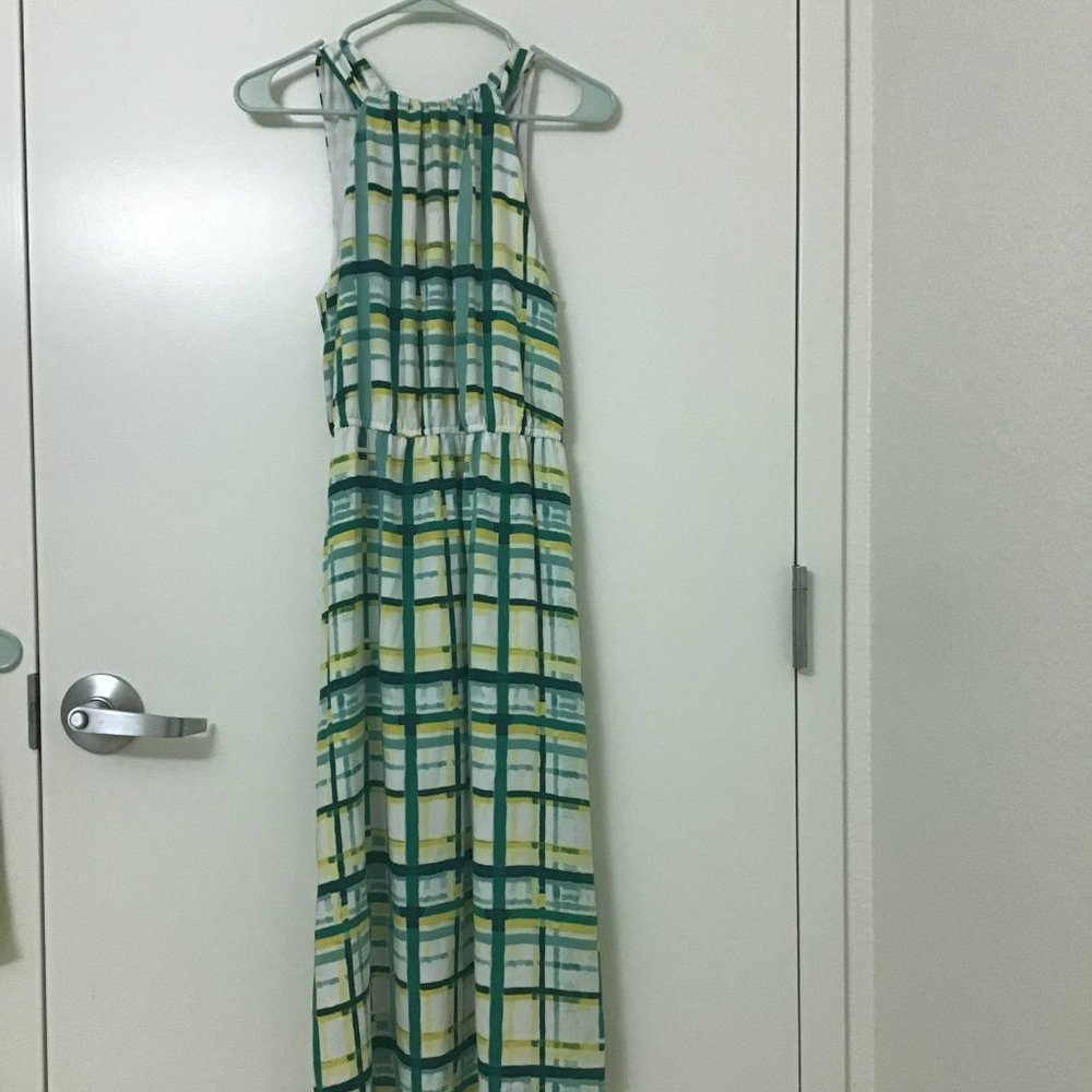Ann Taylor Factory Green Dress (Size 6)